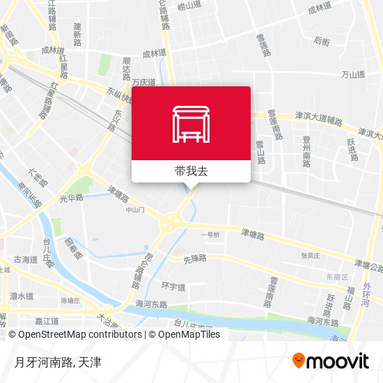 月牙河南路地图