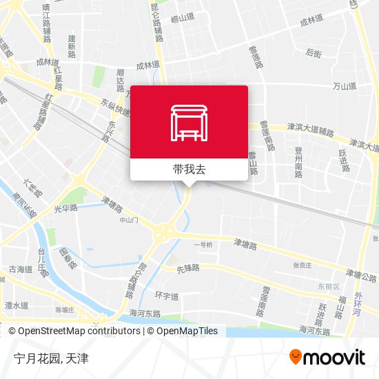 宁月花园地图