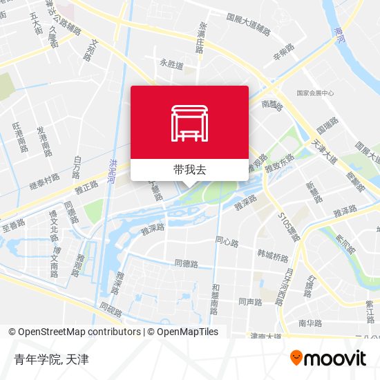青年学院地图