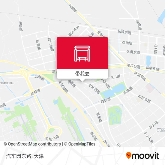 汽车园东路地图