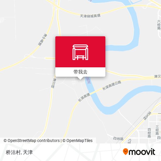 桥沽村地图