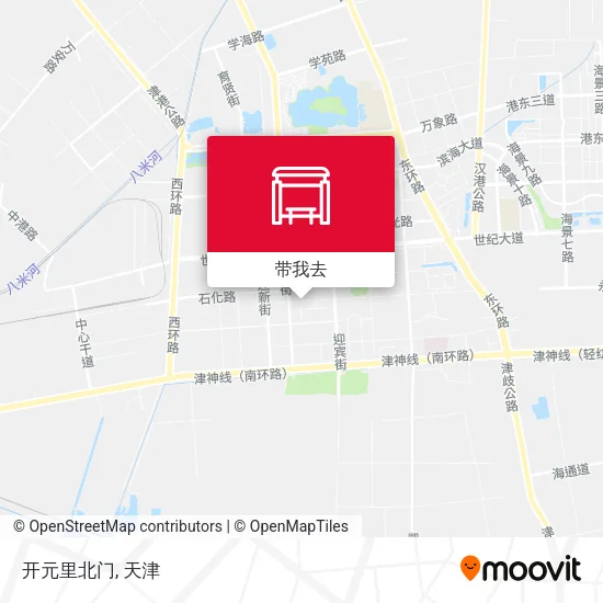 开元里北门地图