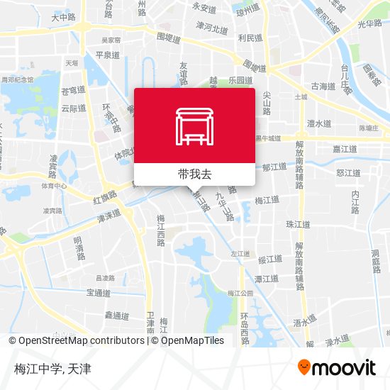 梅江中学地图