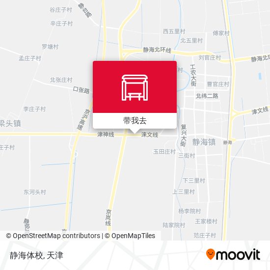 静海体校地图