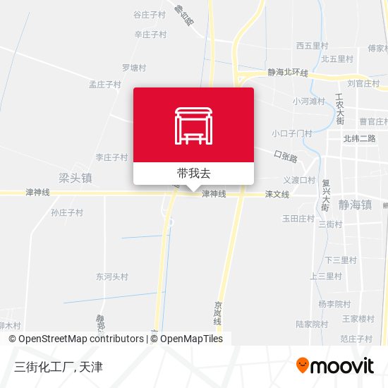 三街化工厂地图