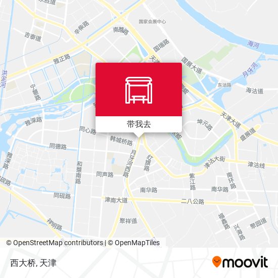 西大桥地图