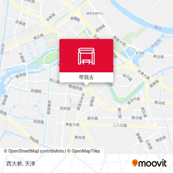 西大桥地图