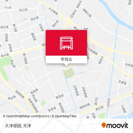天津寝园地图