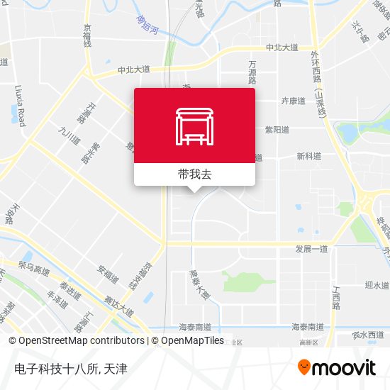 电子科技十八所地图