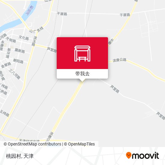 桃园村地图