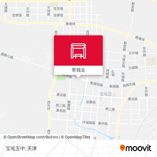 宝坻五中地图