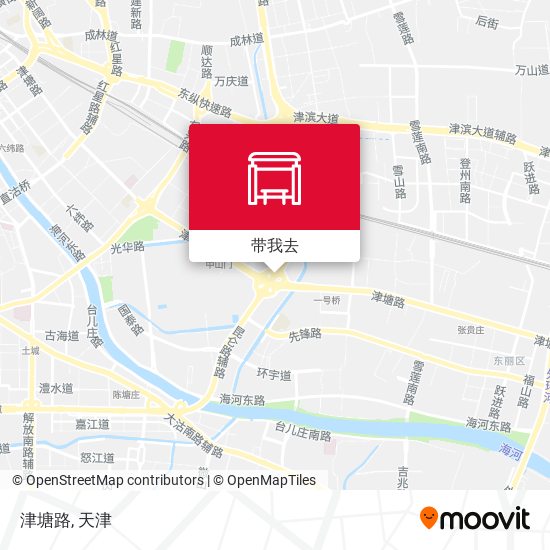 津塘路地图