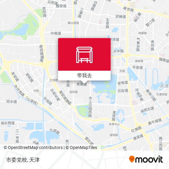 市委党校地图