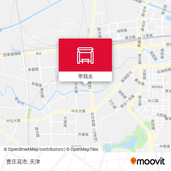 曹庄花市地图