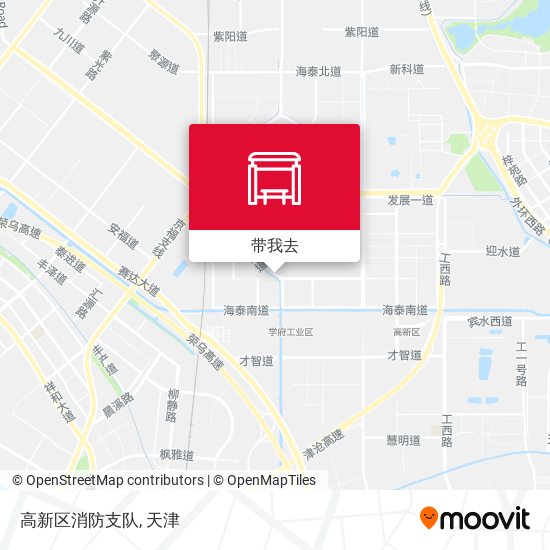 高新区消防支队地图