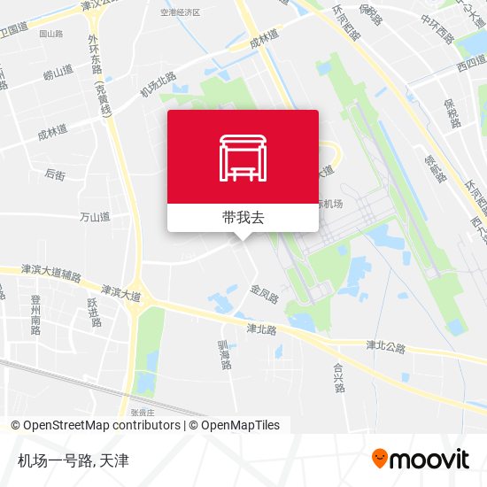 机场一号路地图
