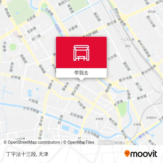 丁字沽十三段地图