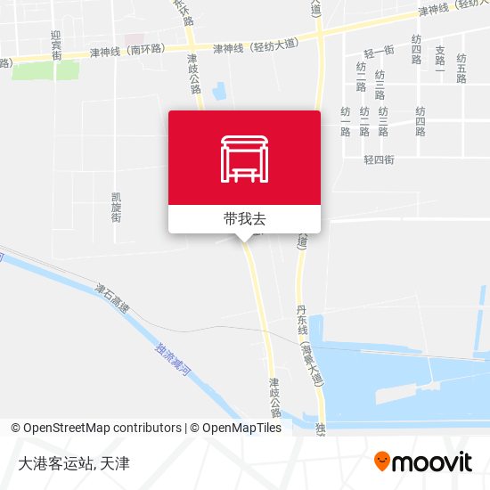 大港客运站地图