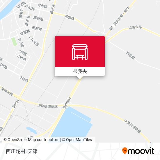 西庄坨村地图