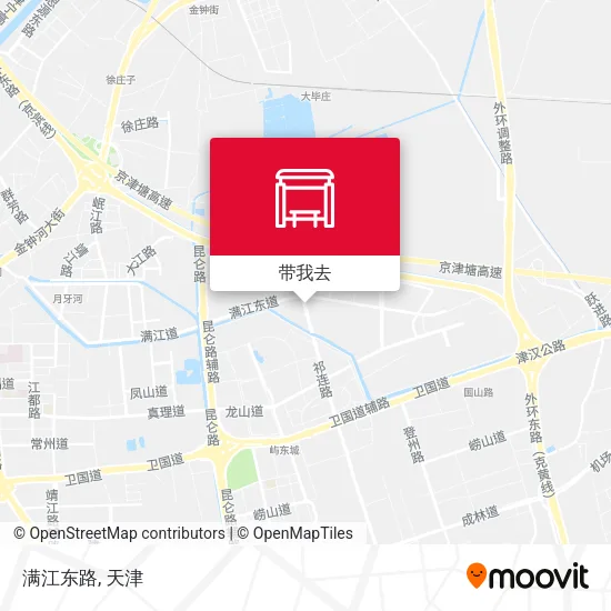 满江东路地图