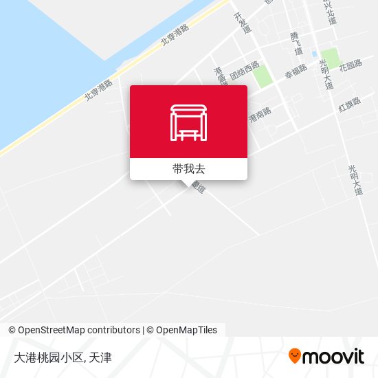 大港桃园小区地图