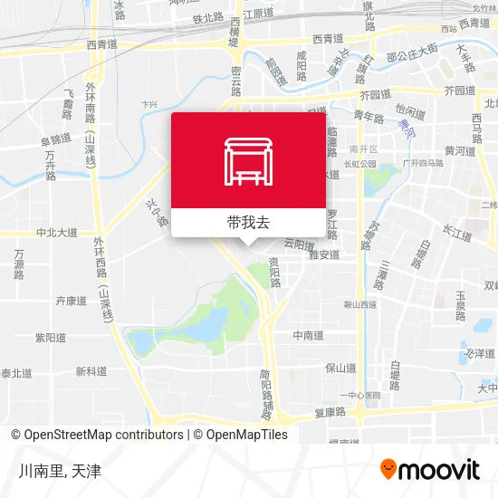 川南里地图