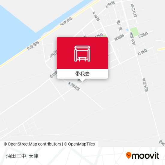 油田三中地图