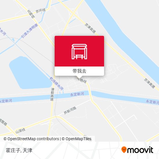 霍庄子地图