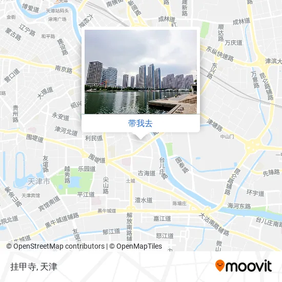 挂甲寺地图