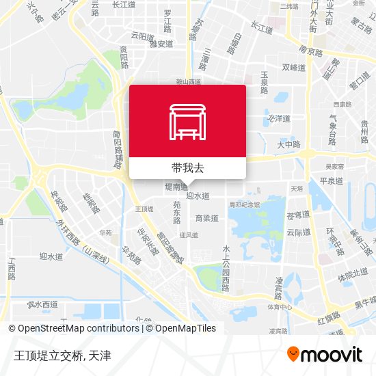 王顶堤立交桥地图