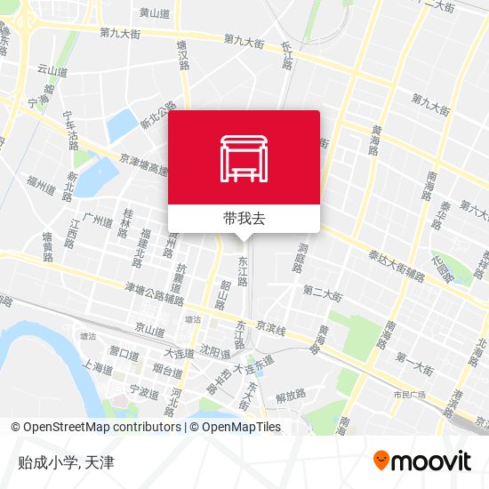 贻成小学地图