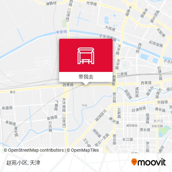 赵苑小区地图