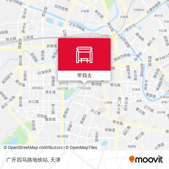 广开四马路地铁站地图