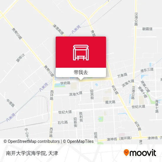 南开大学滨海学院地图