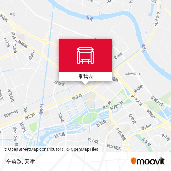 辛柴路地图
