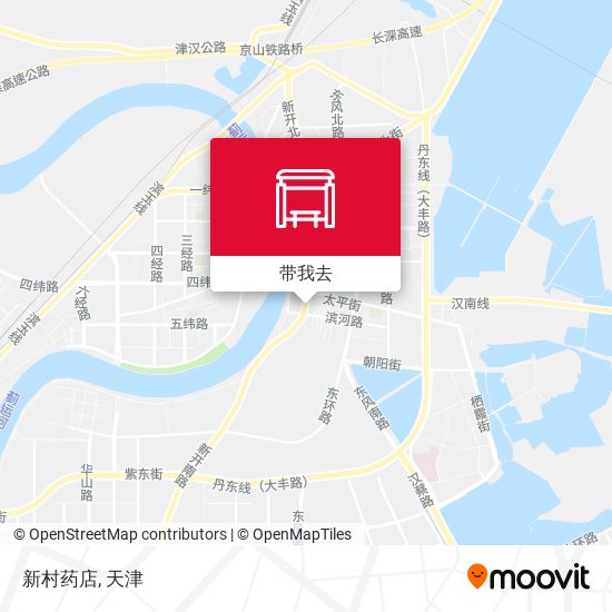 新村药店地图