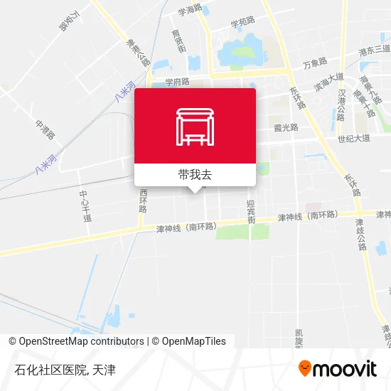 石化社区医院地图
