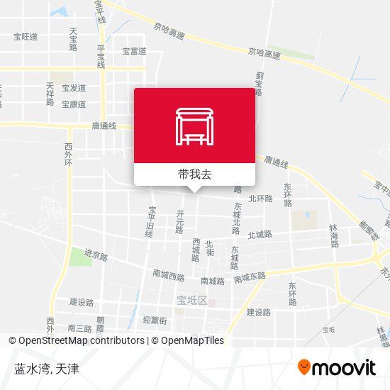 蓝水湾地图