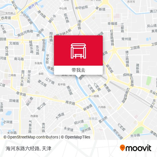 海河东路六经路地图