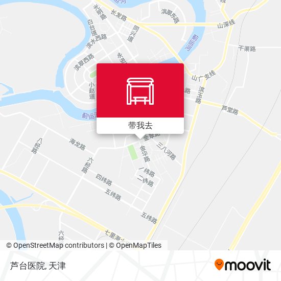 芦台医院地图