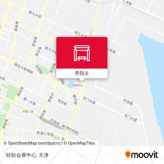 轻轨会展中心地图