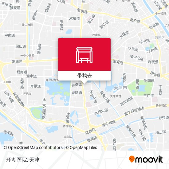 环湖医院地图