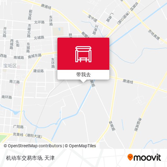 机动车交易市场地图