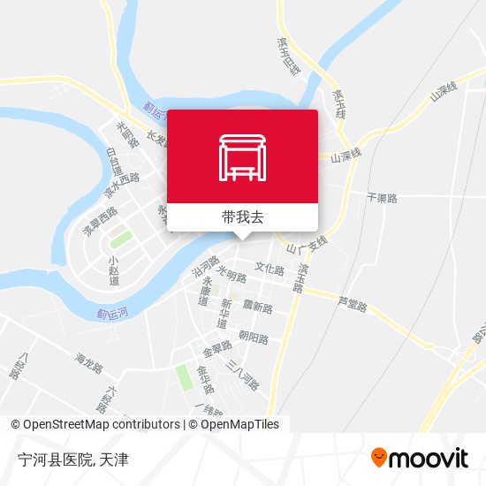 宁河县医院地图