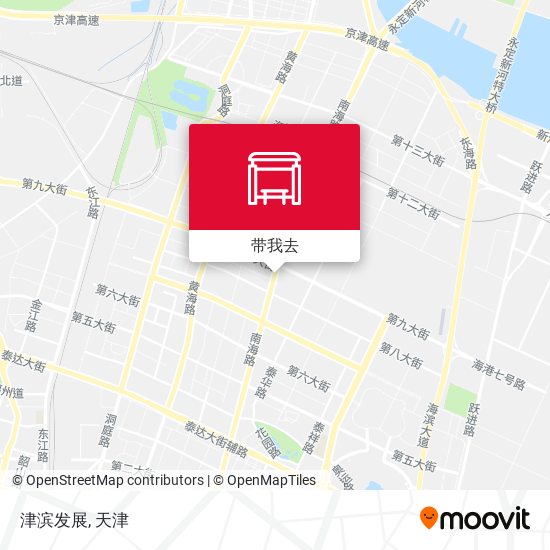 津滨发展地图