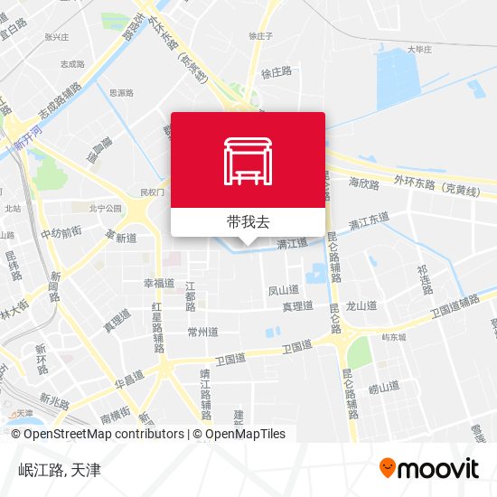岷江路地图
