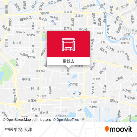 中医学院地图