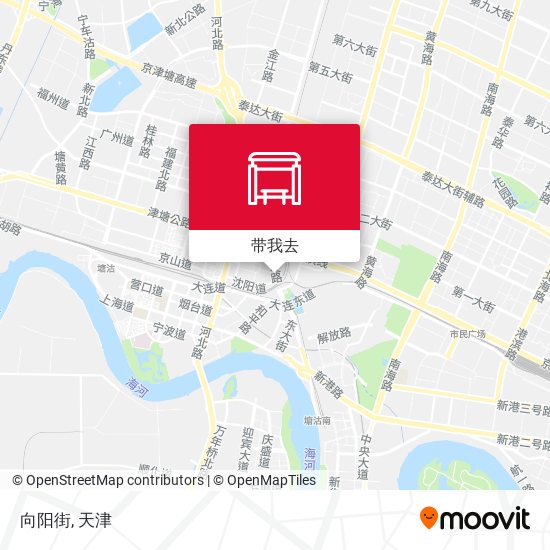 向阳街地图