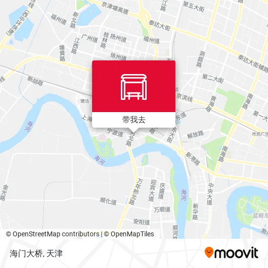 海门大桥地图