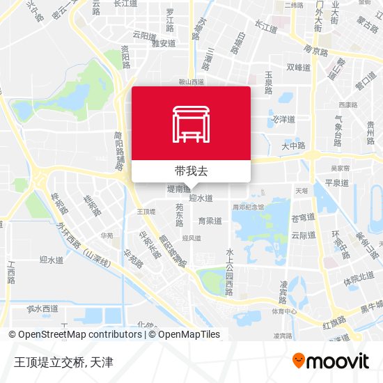 王顶堤立交桥地图